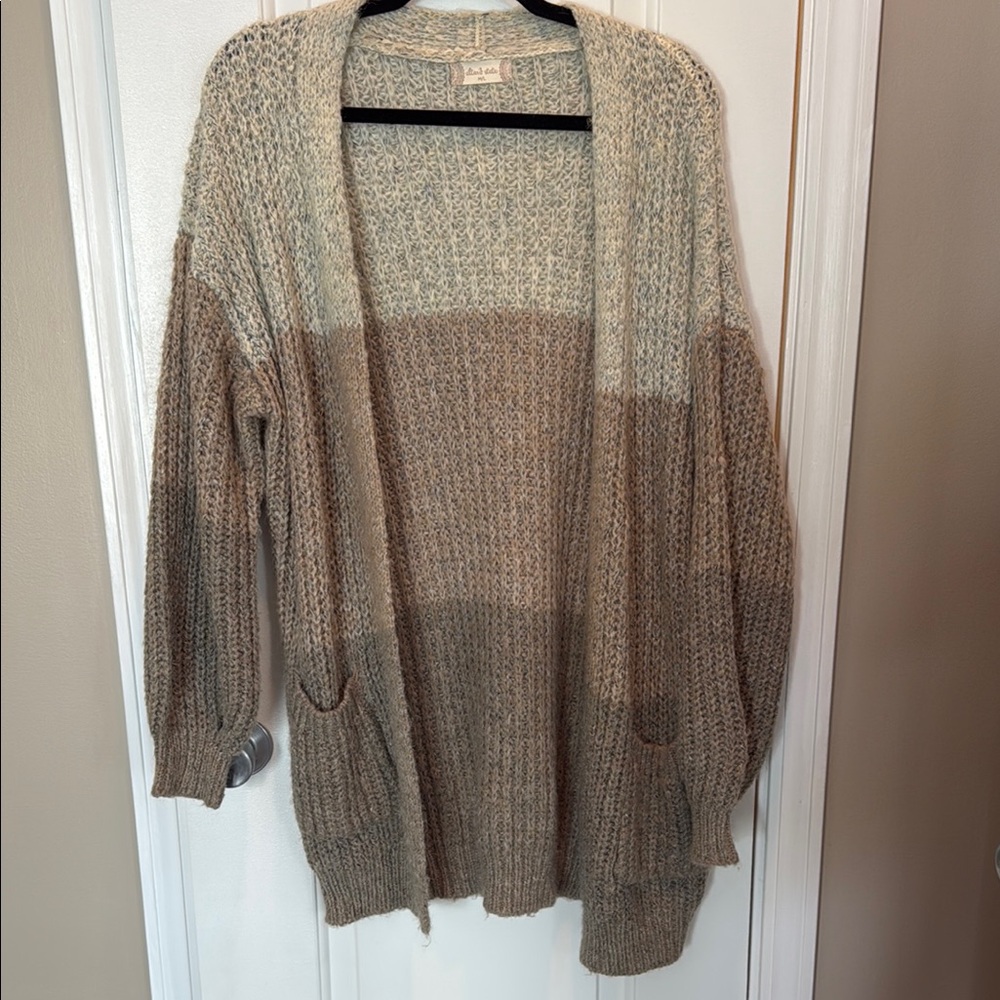 Cozy Tan Knit Sweater